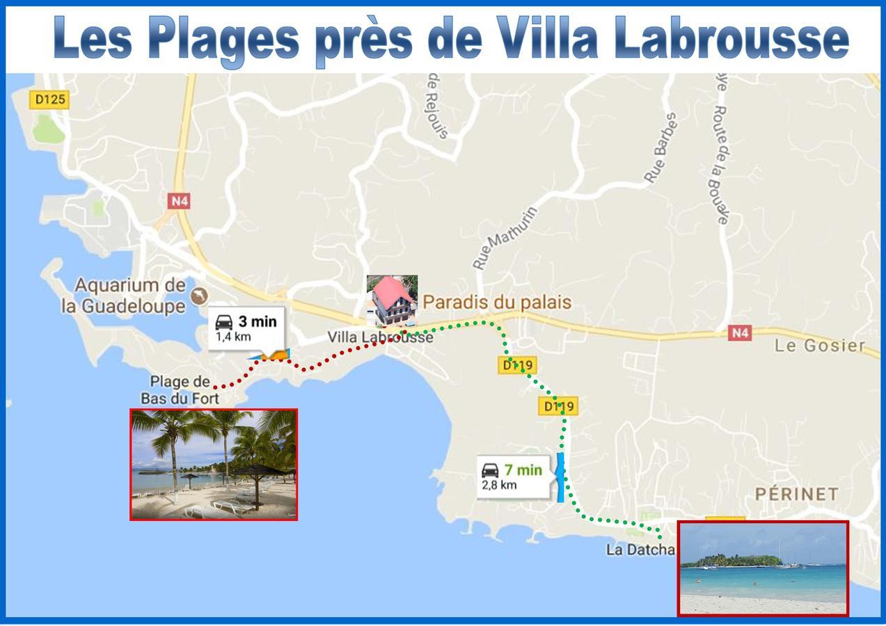 Villa Labrousse Le Gosier  Bagian luar foto